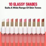 REVLON Super Lustrous Glass Shine Balm, Hydrating Tinted Lipstick, Sheer, Glossy Shiny Finish, 004 Nude Illuminator, 0.11 oz - Image 9