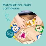 Melissa & Doug Self-Correcting Alphabet Puzzle (52 pcs) with Toy Storage Box, Wooden ABC Puzzles for Toddlers & Preschoolers, Montessori Learning Toys for Girls & Boys 4+ - Image 3