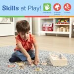 Melissa & Doug Self-Correcting Alphabet Puzzle (52 pcs) with Toy Storage Box, Wooden ABC Puzzles for Toddlers & Preschoolers, Montessori Learning Toys for Girls & Boys 4+ - Image 6