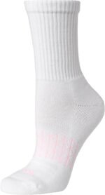 Hanes Women's Cushioned Crew Socks, Absolute Active Crew Socks For Women, Seamless Toe, 4-Pairs - Image 4