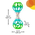 Bright Starts Easy-Grasp Oball Bundle Gift Set - Grasp The Day, Ball and Rattle Toys 2-Pack, BPA Free, Unisex, Newborn+ - Image 10