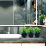 GREENTIME 4 Pack Fake Plants in Black Pot Mini Artificial Eucalyptus Potted Plant Small Faux Grass Greenery Potted for Indoor Home Office Farmhouse Bathroom Table Decoration - Image 7