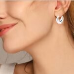 6 Pairs 14K Gold Plated Hoop Earrings for Women Lightweight Chunky Hoop Earrings Multipack Hypoallergenic, Thick Open Twisted Huggie Hoops Earring Set Jewelry for Gifts. - Image 3