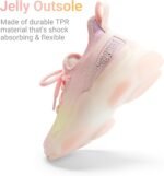 DREAM PAIRS Girls Slip-On Sneakers Kids Sparkle Pop Lightweight Jelly Sole Walking Shoes - Image 4