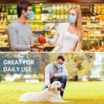 HDFK Face Mask Disposable Adults 3Ply Non-Woven with Nose Clip Ear Loop Blue 50Pack - Image 7