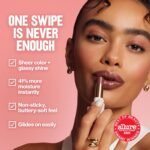 REVLON Super Lustrous Glass Shine Balm, Hydrating Tinted Lipstick, Sheer, Glossy Shiny Finish, 008 Rum Raisin, 0.11 oz - Image 5