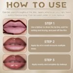 Peel Off Lip Liner Stain Tattoo, Long Lasting Waterproof Lip Stain Peel off, Tattoo Nude Lip Liner and Lip Gloss Combo, Non-Stick Cup Nourishing Lip Gloss Set Lipstick Makeup - Image 6