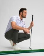 Obla Mens Golf Polo Shirts Short Sleeve Dry Fit Performance Moisture Wicking Casual Print Collared Golf Shirts for Men - Image 7