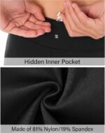 Stelle Girls Athletic Leggings Kids Dance Workout Running Yoga Pants with Hidden Pocket - Image 3