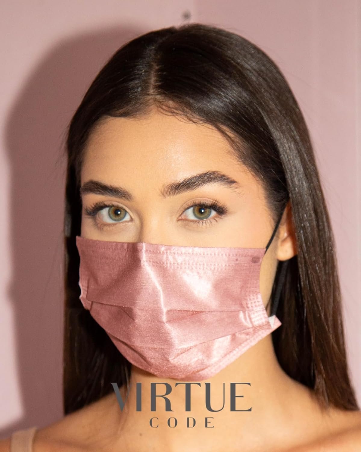 VIRTUE CODE Support Face Masks - Soft 3 Ply Comfort Face Masks, Colorful Disposable Face Mask 50 Pack. Earth Tones Colored Masks. Adults Mens and Womens Disposable Face Masks - Image 5