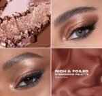 Morphe Rich & Foiled Artistry Palette - 9-Pan Metallic Eye Makeup Palette with Luxe Mattes, Shimmers, and Foil-Finishes - Mauve & Pink Colors with Luminous Shine - Rose to Fame (0.35 oz) - Image 4