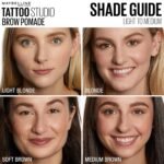 Maybelline TattooStudio Brow Pomade Long Lasting, Buildable, Eyebrow Makeup, Black Brown, 1 Count - Image 8