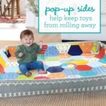 Infantino Foldable Soft Foam Play Mat, Baby Play Mat for Tummy Time & Floor Play, Lightweight, Easy to Store, Wipeable, Multicolor - Image 5