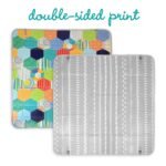 Infantino Foldable Soft Foam Play Mat, Baby Play Mat for Tummy Time & Floor Play, Lightweight, Easy to Store, Wipeable, Multicolor - Image 6