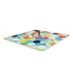 Infantino Foldable Soft Foam Play Mat, Baby Play Mat for Tummy Time & Floor Play, Lightweight, Easy to Store, Wipeable, Multicolor - Image 9