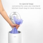 Ubbi Steel Diaper Pail, Odor Locking, No Special Bag Required, Award-Winning, Registry Must-Have, White - Image 5