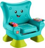 Fisher-Price Toddler Learning Toy Laugh & Learn Smart Stages Chair with Music Lights & Activities for Infants Ages 1+ Years, Teal - Image 4
