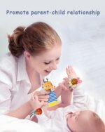 Bloobloomax Baby Rattles Toys for 0-12 Month, Infant Girl Boy Toys for Babies 3-6 Months, Newborn Hand & Foot Toys for 0 to 9 Months, Baby Shower Gifts Set with Wrist Rattle Socks - Image 5