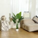 Bird of Paradise Plant Artificial 4ft,Faux Plants Indoor Tall with 8 Trunks - The Perfect Indoor Silk Floor Plant for Home Decor in Living Room, Office, and Bedroom (4FT Bird of Paradise) - Image 5