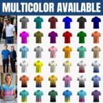 Custom Golf Polo Shirts for Unisex Adult, Design Your Own Golf Jersey Personalized Gifts 4 Sides Printed - Image 3