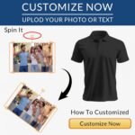 Custom Golf Polo Shirts for Unisex Adult, Design Your Own Golf Jersey Personalized Gifts 4 Sides Printed - Image 7