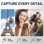 TCL 60 XE NXTPAPER 5G Cell Phone, AT&T, T-Mobile & Verizon Unlocked Android Smartphone, 8GB+128GB, 6.8" 120Hz Paper-Like Display, AI Features, 5010mAh Battery, Advanced Camera System, Space Blue - Image 7