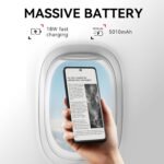 TCL 60 XE NXTPAPER 5G Cell Phone, AT&T, T-Mobile & Verizon Unlocked Android Smartphone, 8GB+128GB, 6.8" 120Hz Paper-Like Display, AI Features, 5010mAh Battery, Advanced Camera System, Space Blue - Image 8