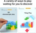 48 Pcs Tetra Tower Balance Stacking Blocks Game, Board Games for 2 Players+ Family Games, Parties, Travel, Kids & Adults Team Building Blocks Toy - Image 6