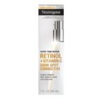 Neutrogena Rapid Tone Repair Retinol + Vitamin C Dark Spot Corrector Face Serum, Daily Anti-Wrinkle Dark Spot Corrector to Brighten & Even Tone, Mineral-Oil & Dye-Free, White, 1 oz - Image 8