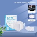 BLScode KN95 Face Mask 60 Pack,Individually Wrapped 5-Layer face Masks,Filter Efficiency≥95% - Image 7