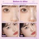 Face Highlighter Contour Shading Palette Sculpting Long-lasting Pressed Powder Smooth Matte Shimmer Finish Makeup for Cool Toned Skin - Image 5