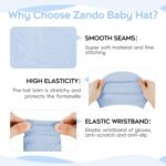Zando Baby Hats and Mittens Newborn Hospital Hat Essentials Warm Knit Beanie Safety Anti-Scratch for Boys Girls 0-6M - Image 4