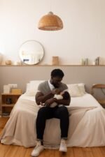 Boba Baby Wrap Carrier – Original Baby Sling Carrier for Newborns (7–35 lbs), Soft, Secure, Hands-Free & Ergonomic, Ideal for Comfortable Bonding, New Parents (Grey) - Image 9