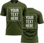Custom Shirt for Men, Design Your Own Shirts, Personalized T-Shirts Womens Kids Front & Back Black - Image 5