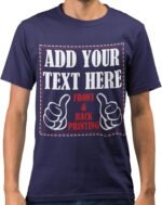 Custom Shirt for Men, Design Your Own Shirts, Personalized T-Shirts Womens Kids Front & Back Black - Image 7