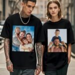 Custom T Shirts for Men Personalized Cotton Tee with Your Design/Text/Logo - Front & Back Print Unisex Funny Graphic T-Shirt - Image 5