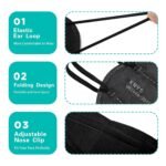 LEMENT KN95 Face Masks 100 Pack,5-Ply Breathable Cup Dust Disposable Masks For Adult,Teenager - Image 5