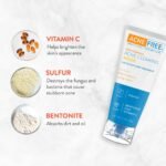 AcneFree Acne Clearing Mask, 3.5% Sulfur Acne Treatment, Absorbs Excess Oil and Unclogs Pores with Vitamin C, Bentonite, and Zinc, 1.7 Ounce - Image 5