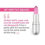 Winky Lux Rainbow Glitter Confetti Balm - Hydrating ph Lip Balm, Natural Pink Tint with pH Color Changing, Moisturize & Soften Lips While Leaving Sheer Pink Tint, with Vanilla Scent - Image 4