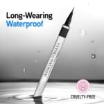 Physicians Formula Eye Booster Super Slim Liquid Eyeliner, Waterproof Precision with a Lash-Boosting Complex, Natural Finish, & Sensitive Skin Approved, Cruelty-Free & Vegan -Ultra Black - Image 3