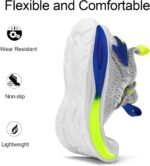 RUNSIDE Boys Girls Sneakers, Lace up Kids Tennis Shoes for Walking/Running Lightweight Breathable Gym Shoes Outdoor, Little Kid/Big Kid - Image 5