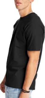 Hanes Men's Beefy-t T-Shirt, Heavyweight Cotton Tee, 1 Or 2 Pack, Big & Tall - Image 4