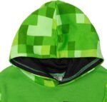Minecraft Creeper Fleece Pullover Hoodie and Pants Outfit Set Little Kid to Big Kid - Image 7