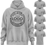 Work Shirts for Men, 5 Pack T-Shirt 1 Hoodie, Hi Vis Custom Workwear Uniforms High Visibilty, Custom Shirts Hoodie Small Business Company Black - Image 5