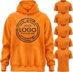 Work Shirts for Men, 5 Pack T-Shirt 1 Hoodie, Hi Vis Custom Workwear Uniforms High Visibilty, Custom Shirts Hoodie Small Business Company Black - Image 8