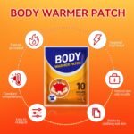 10 Count Adhesive Heat Patches for Neck, Knee, Upper or Lower Back, Air-Activated Heat Therapy Pads for Stiffness, Sprains, and More, Stick to Clothing, 5x3.7 in - Image 5