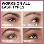 Maybelline Lash Sensational Washable Mascara, Lengthening and Volumizing for a Full Fan Effect, Brownish Black, 1 Count - Image 8