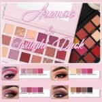 2Pcs Twilight Dusk + Aromas Nude Eyeshadow Palette Makeup Set, Matte Shimmer Glitter Pressed Pearl All Highly Pigmented Blending Powder, Natural Velvet Texture Eye Shadow Kit - Image 4