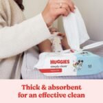 Huggies Simply Clean Unscented Baby Diaper Wipes, 11 Flip-Top Packs (704 Wipes Total), Packaging May Vary - Image 5