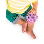 Bright Starts Oball Rattle Easy-Grasp Toy - Pink, Ages Newborn - 1 Count (Pack of 1) - Image 5